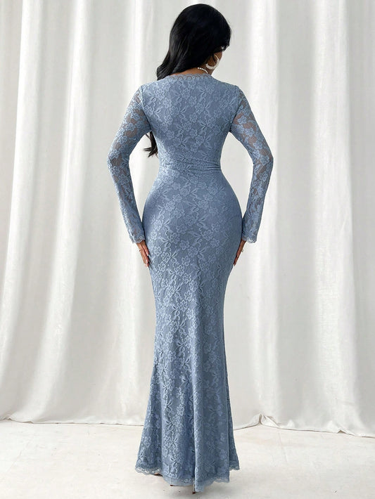 Enchanting Lace Bodycon Mermaid Dress for Elevating Your Evening Elegance