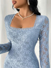 Enchanting Lace Bodycon Mermaid Dress for Elevating Your Evening Elegance