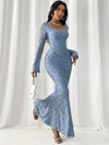 Enchanting Lace Bodycon Mermaid Dress for Elevating Your Evening Elegance