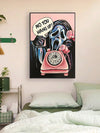 Transform your dormitory or bedroom into a trendy and unique space with our Vintage Skull Talking On The Phone Waterproof Canvas Painting. Made from high-quality materials, this painting adds a touch of vintage charm to any room. The waterproof feature also ensures long-lasting beauty.