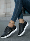 Stylish Waterproof Leather Running Shoes for Women - Perfect for all Seasons and Outdoor Activities