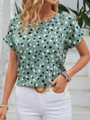 Women's Chic Polka Dot Batwing Sleeve Blouse - Perfect for Summer!