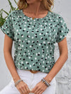 Women's Chic Polka Dot Batwing Sleeve Blouse - Perfect for Summer!