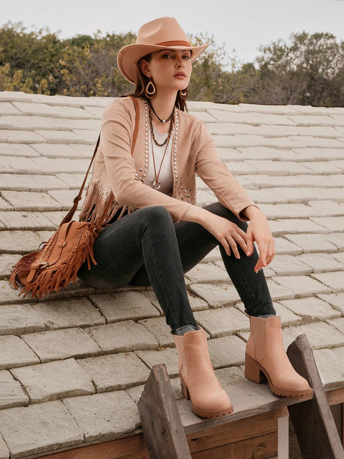 Step into autumn and winter with a splash of chic! These high-heeled apricot Chelsea boots bring a playful twist to your seasonal wardrobe. Their sleek silhouette and warm hue make them perfect for adding a pop of style to any outfit, while the comfortable heel keeps you strutting confidently through crisp days and cozy nights. Elevate your look and let your feet do the talking!