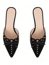 Elegant Bowknot Stiletto Pumps: Step into Style with Kalstag Official