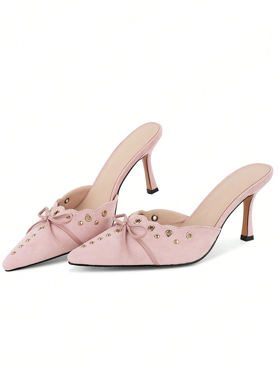 Introducing the Elegant Bowknot Stiletto Pumps by Kalstag Official - the perfect addition to any stylish wardrobe. These pumps feature a classic bowknot design and a comfortable <a href="https://canaryhouze.com/collections/women-canvas-shoes?sort_by=created-descending" target="_blank" rel="noopener">stiletto heel</a>. Step into style and elevate any outfit with Kalstag Official.