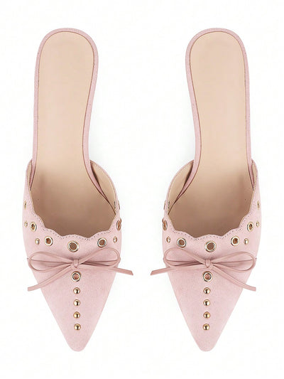 Elegant Bowknot Stiletto Pumps: Step into Style with Kalstag Official