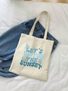 Redefine Your Style: The Future Letters Canvas Tote Bag for Women