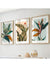 Vibrant Tropical Botanical Canvas Poster Set - Modern Home Decor Gift