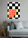 Retro Vibes: 'I'm Just A Teenage Dirt Bag' Black & White Canvas Art for Trendy Spaces