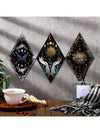 6pcs Rustic Bohemian Gothic Phase Wall Art Decor: Classic Style