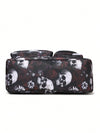 Stylish Vintage Skull Pattern Messenger Bag: Perfect for Business, Mommy's on-the-Go, and Travel