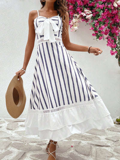 Trendy Striped Sleeveless Slip Dress: The Perfect Summer Essential