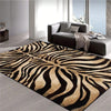 Leopard Block Pattern Floor Mat: Non-Slip Cushioned and Wear Resistant Rug for Home Decor