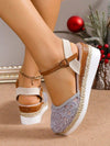 Lace Mesh Bohemian Fairy Espadrille Sandals: Summer's Waterproof Wedge Exclusive