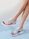 Summer Chic: Trendy Sport Sandals for Women with Flat Heel and Mesh Detailing