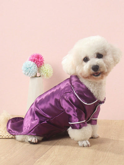 Cozy Pet Pajamas: Non-Elastic, Thin, Breathable - Perfect for Small Dogs Like Pomeranians & Teddy Bears, All Seasons - Order 1-2 Sizes Up!