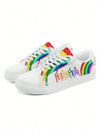 Rainbow Pride Women's Lightweight Lace-Up Sport Shoes