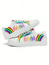 Rainbow Pride Women's Lightweight Lace-Up Sport Shoes