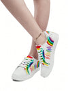 Rainbow Pride Women's Lightweight Lace-Up Sport Shoes