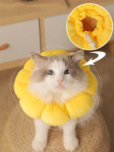 Sunflower Elizabethan Recovery Collar: The Ultimate Post-Operative Protection for Pets