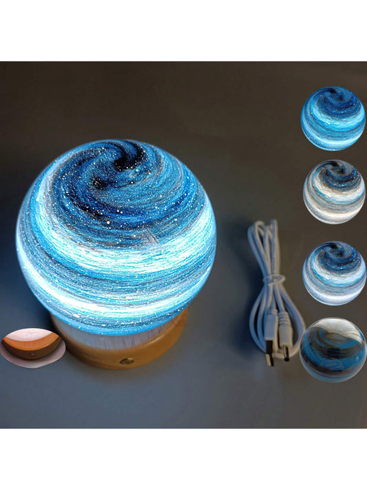 Bring the wonders of the universe into your bedroom with the Galaxy Planet Glass Ball Lamp. This unique lamp uses Astronomy Magic to light up your space with mesmerizing galaxy and planet designs. With its beautiful glass ball and illuminating effects, it's the perfect addition to any room.