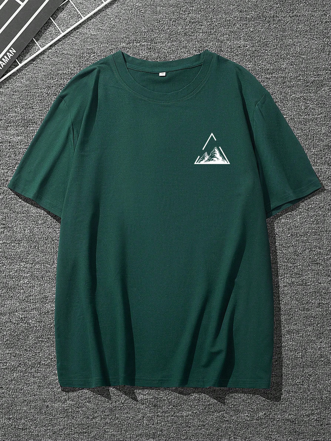 Introducing Mountain Majesty: Men's Short Sleeve T-Shirt for Outdoor Enthusiasts. Made with high-quality materials, this t-shirt is perfect for any outdoor enthusiast. Its short sleeve design allows for maximum flexibility and breathability, making it ideal for any adventure.