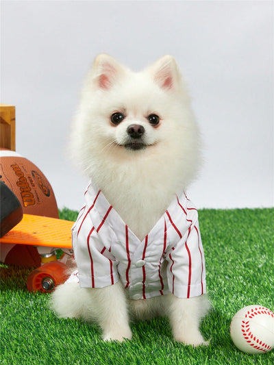 Sporty Pet Baseball Jersey - Perfect for Your Furry Friend!