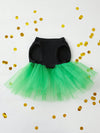 Lucky Paws: St.Patrick's Day Green Mesh Tutu Dress for Pets