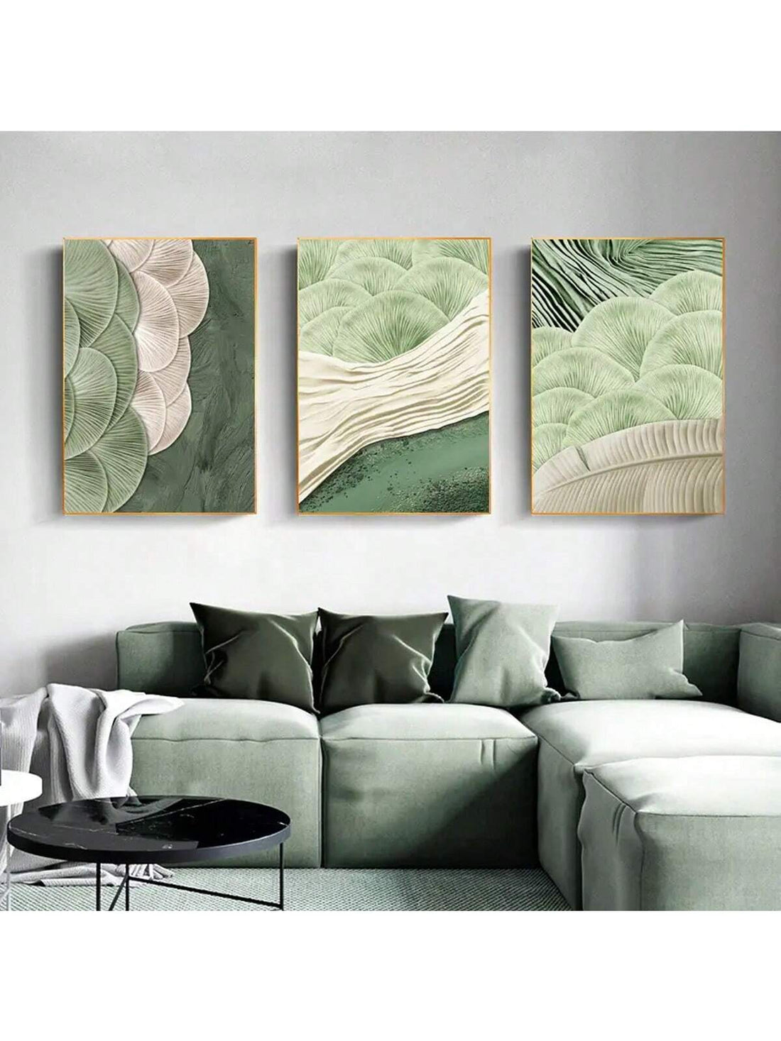 Elevate your space with our Ginkgo Leaf Embroidery Canvas Prints, featuring Nordic style. These prints add a touch of elegance and sophistication to any room. Made with high-quality canvas, they ensure long-lasting durability. Perfect for creating a stylish and modern atmosphere in your home.