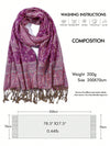 Chic Paisley Jacquard Scarf with Fringe: The Perfect Versatile Accessory