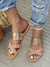 Roman Style Strappy Flip-Flops: Fashionable Flat Sandals for Women