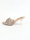 Sparkling Soiree: Women's Glittering Rhinestone Transparent Sandals for Parties and Gatherings