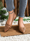 Chic Silver Closed-Toe Flat Party Shoes - Versatile Elegance for Any Occasion