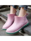Stylish & Waterproof: Women's Short Rain Boots for All Seasons