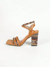 Retro Glam: Women's Double Buckle Chunky Heel Sandals