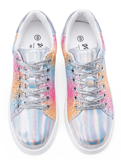 Bling on Your Feet: Women's Glitter Fashion Sneakers