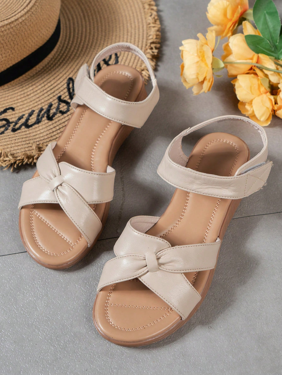 Stay comfortable all day long with our Wide Width Women's Sandals. With a soft sole, these sandals are perfect for both beach adventures and everyday wear. Take your style and comfort to the next level with our must-have footwear.