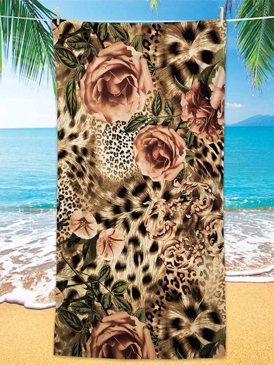 Unleash your wild side with the Leopard Print Soft <a href="https://canaryhouze.com/collections/towels?sort_by=created-descending" target="_blank" rel="noopener">Beach Towel!</a> Made for swimming, camping, and vacationing, this towel is perfect for all your outdoor adventures. The soft and absorbent fabric will keep you dry and comfortable while the fierce leopard print adds a touch of style.