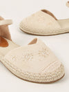 2024 New Spring/Summer Coastal Resort Style Embroidered Hollow-Out Comfort Flat Shoes