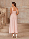 Ruched Sleeveless Evening Party Dress: Formal Ball Gown for Summer