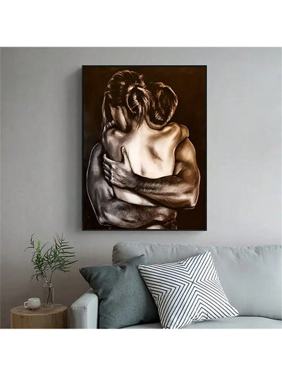 Modern Canvas Wall Art - Men and Women Print Poster for Home Decor