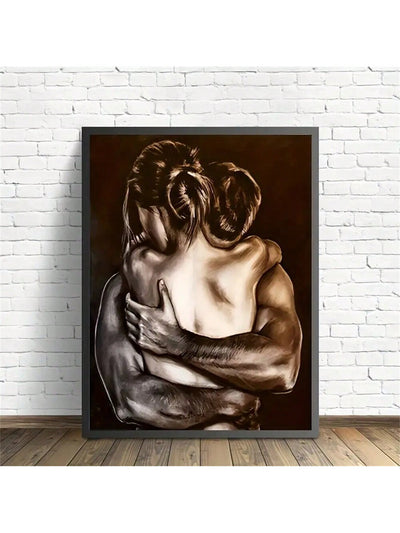 Add a touch of modern flair to your home decor with our Men and Women Print Poster. Made with high-quality canvas, this stylish wall art is the perfect addition to any room. Display the beauty of human relationships in a tasteful and artistic way.