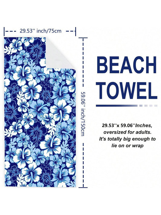 Ultimate Summer Essential: Super Absorbent Oversized Beach Towel - Perfect for Beach Parties, Travel, and Camping - Ideal Gift for Vacation