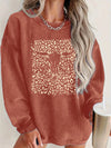 Comfort and Style: Women's Round Neck Drop Shoulder Sweatshirt