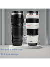 Stainless Steel Camera Lens Design Coffee Mug - Vacuum Insulated Travel Cup