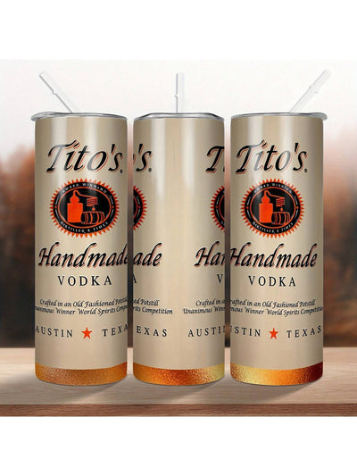 Stay hydrated and stylish with our 20oz Stainless Steel Vodka Tumbler! Perfect for both hot and cold drinks, the vacuum insulation keeps your beverage at the perfect temperature while the lid and straw make it easy to enjoy on-the-go. Ideal for any season, this tumbler makes a great gift for friends and family.