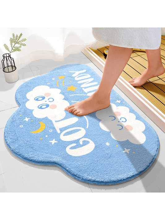 Enhance the style and safety of your bathroom, bedroom, or entrance with our Colorful Cartoon Pattern Bathroom Mat. Its absorbent material helps keep floors dry, while the non-slip backing prevents slips and falls. The vibrant cartoon design adds a fun touch to any space.