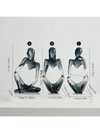 Artistic Luxury Resin Trio: Perfect Personal Decoration & Gift for Friends