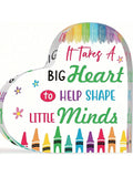 This Heartfelt Tokens acrylic heart plaque makes a <a href=